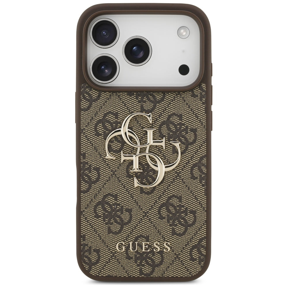 Étui pour Apple iPhone 17 Pro Max, Guess, 4G Big Logo, Marron