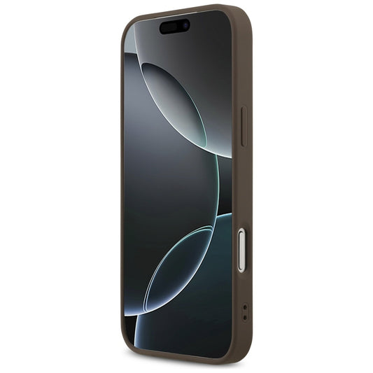Hülle für Apple iPhone 17 Pro Max, Guess, 4G Classic, Braun