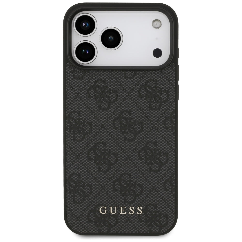 Hoes voor Apple iPhone 17 Pro Max, Guess, 4G Classic, Zwart