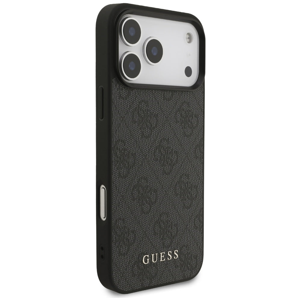 Hoes voor Apple iPhone 17 Pro Max, Guess, 4G Classic, Zwart