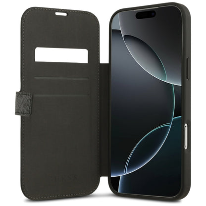 Hoes voor Apple iPhone 17 Pro Max, Guess, 4G Metal Logo, Zwart