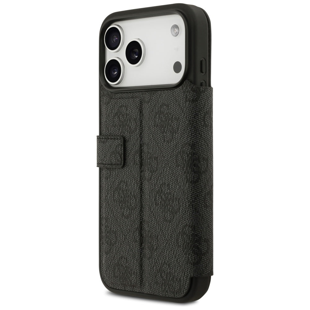 Hoes voor Apple iPhone 17 Pro Max, Guess, 4G Metal Logo, Zwart