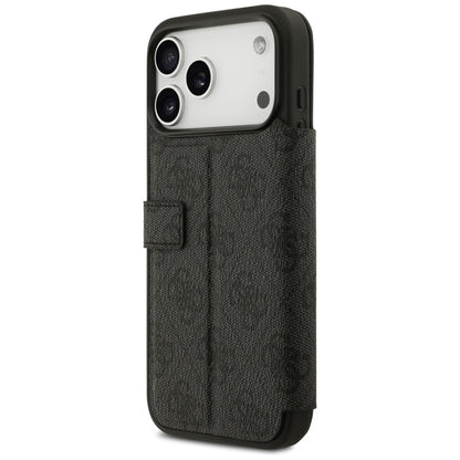 Hoes voor Apple iPhone 17 Pro Max, Guess, 4G Metal Logo, Zwart