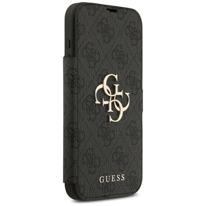 Hoes voor Apple iPhone 17 Pro Max, Guess, 4G Metal Logo, Zwart