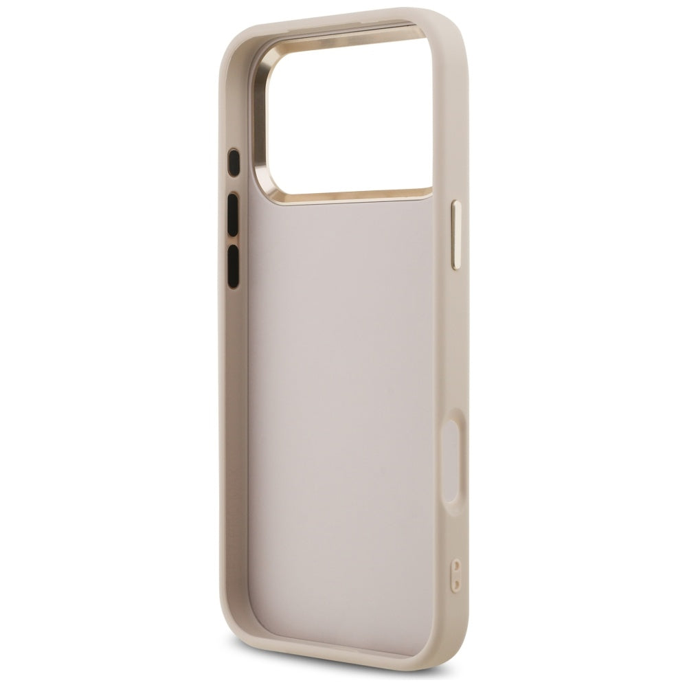 Hoes voor Apple iPhone 17 Pro Max, Guess, Big 4G Logo Classic, Goudroze