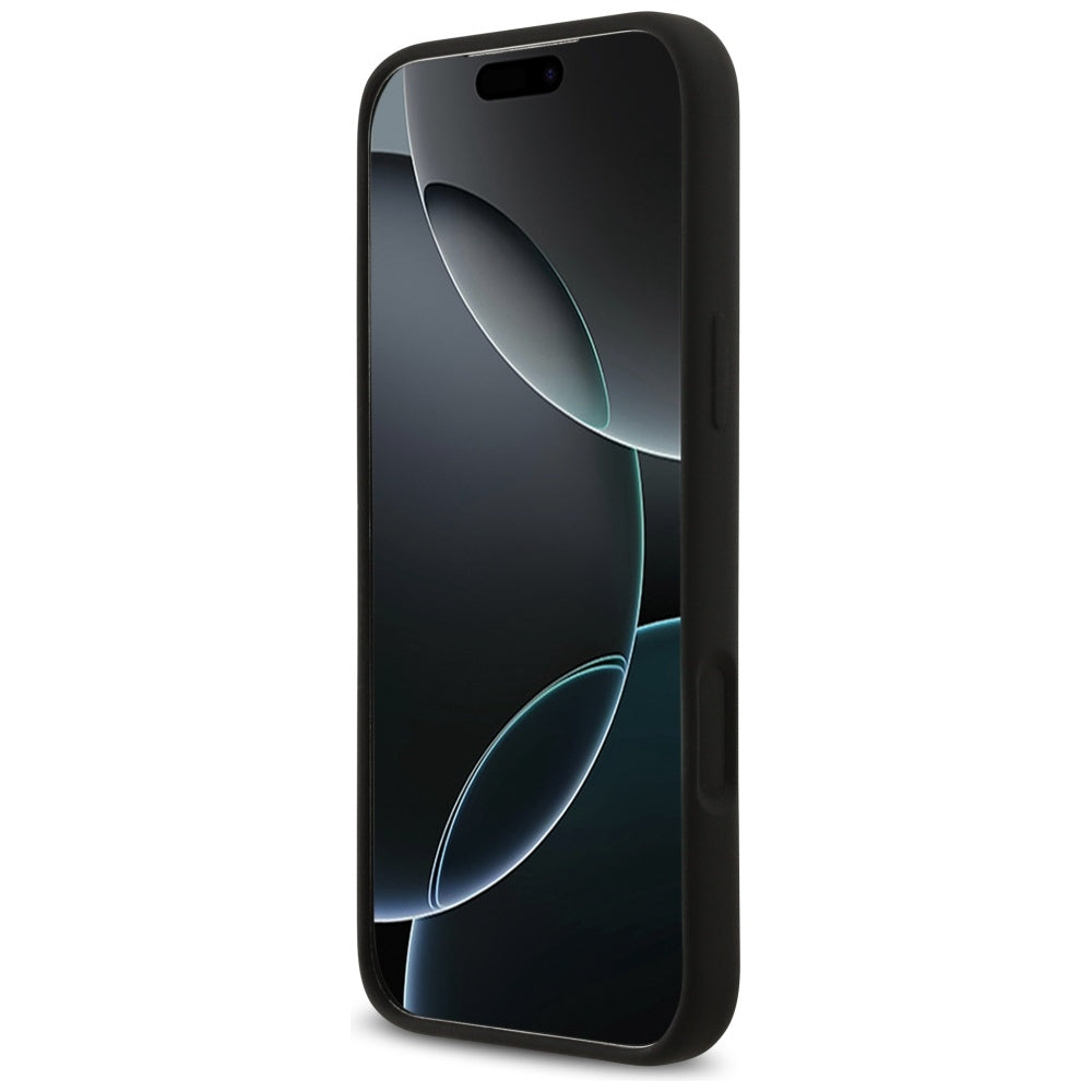 Étui pour Apple iPhone 17 Pro Max, Guess, Big 4G Script, Noir