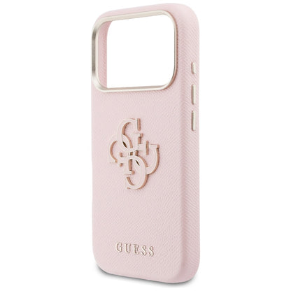 Hoesje voor Apple iPhone 17 Pro Max, Guess, Resin Logo, Roze