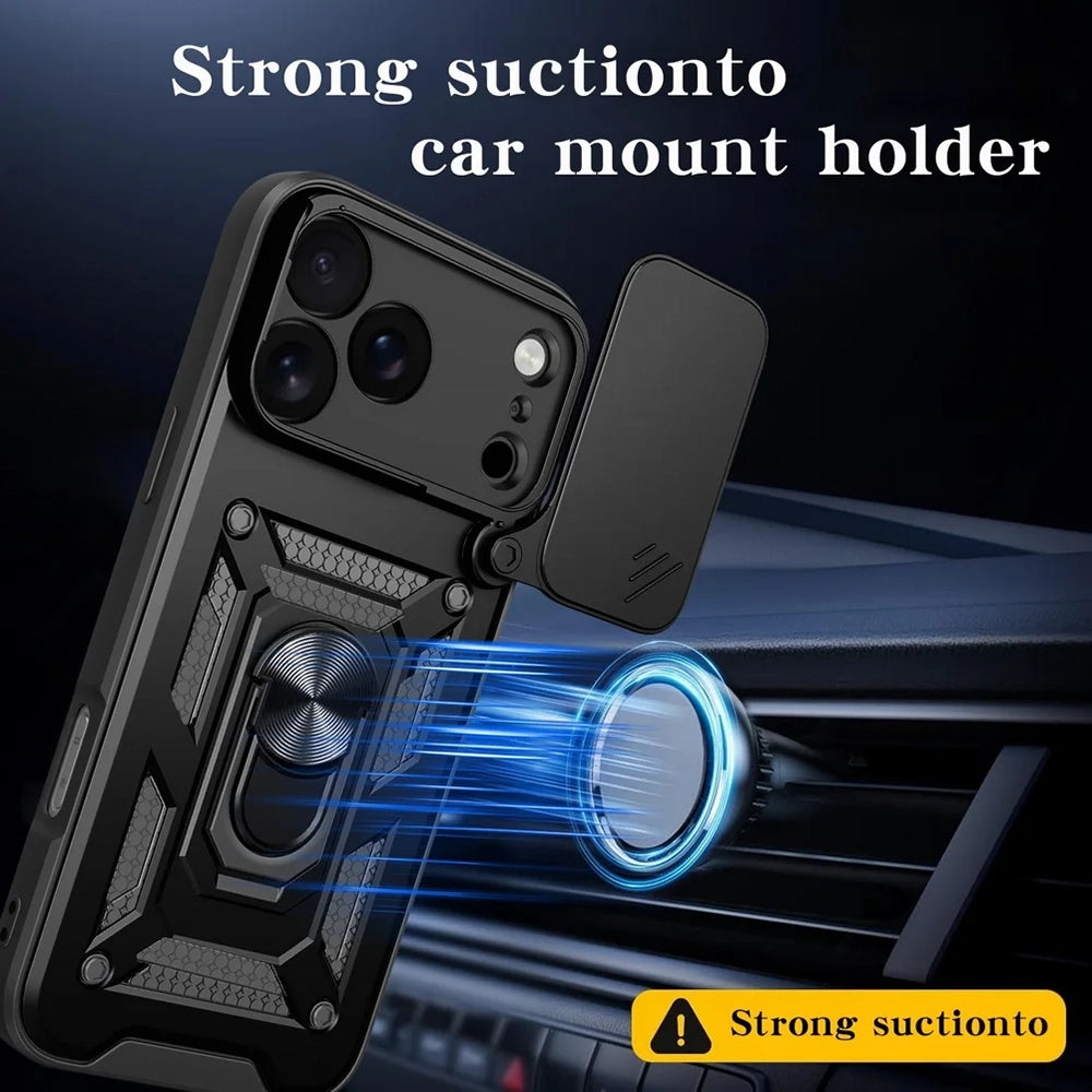 Étui pour Apple iPhone 17 Pro Max, Techsuit, CamShield, Bleu