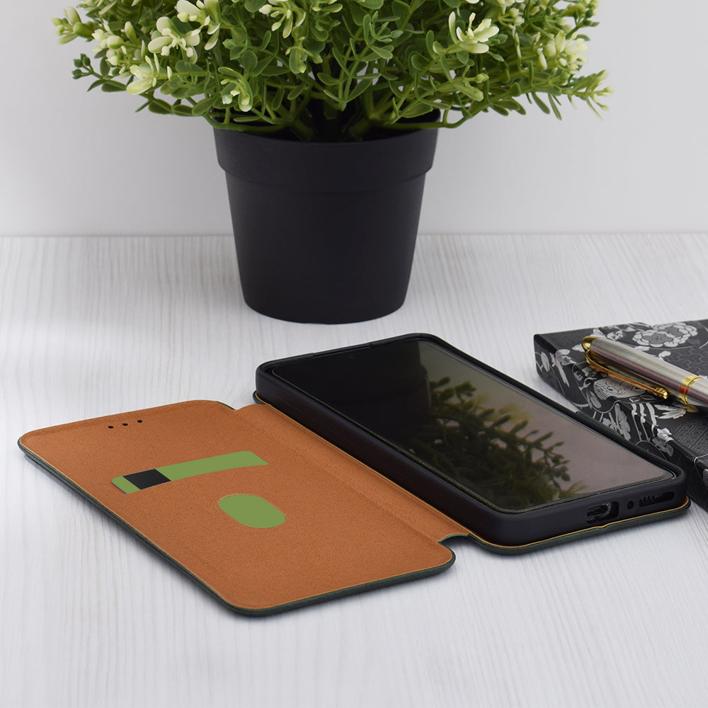Housse pour Apple iPhone 17 Pro Max, Techsuit, Safe Wallet Plus, Vert