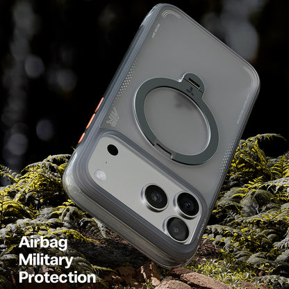 Étui pour Apple iPhone 17 Pro Max, Torras, Ostand Spin Air, Gris