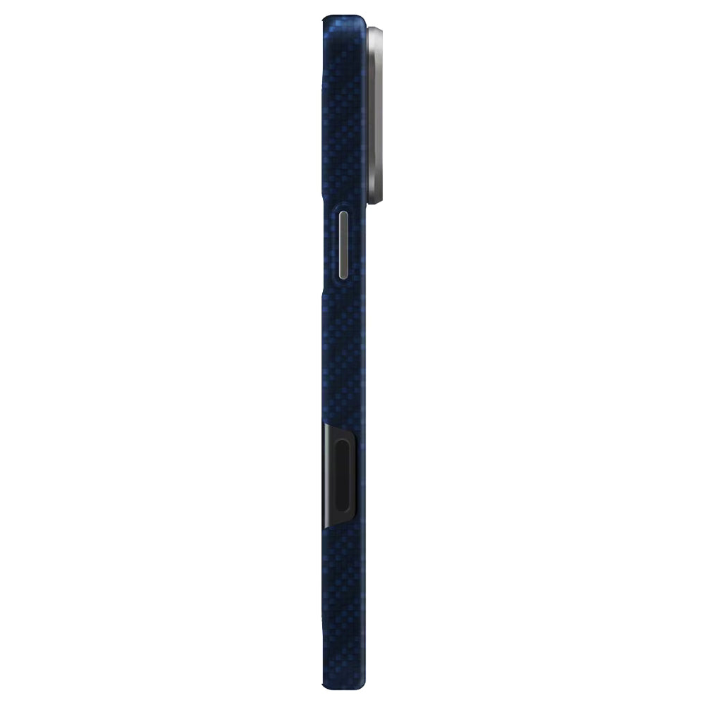 Étui MagSafe pour Apple iPhone 17 Pro Max, UNIQ, Keva MagClick, Bleu marine