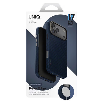 Étui MagSafe pour Apple iPhone 17 Pro Max, UNIQ, Keva MagClick, Denim