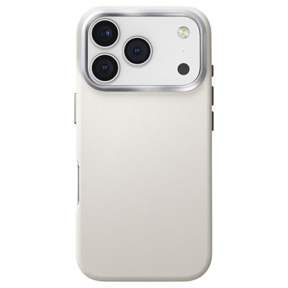 Étui pour Apple iPhone 17 Pro Max, UNIQ, Lyden Leatherette, Gris