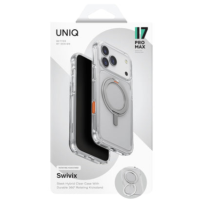 Étui pour Apple iPhone 17 Pro Max, UNIQ, Swivix, Argenté