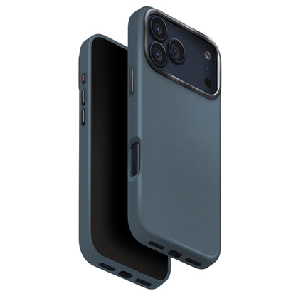 Hülle für Apple iPhone 17 Pro, UNIQ, Lyden Leatherette, Blau