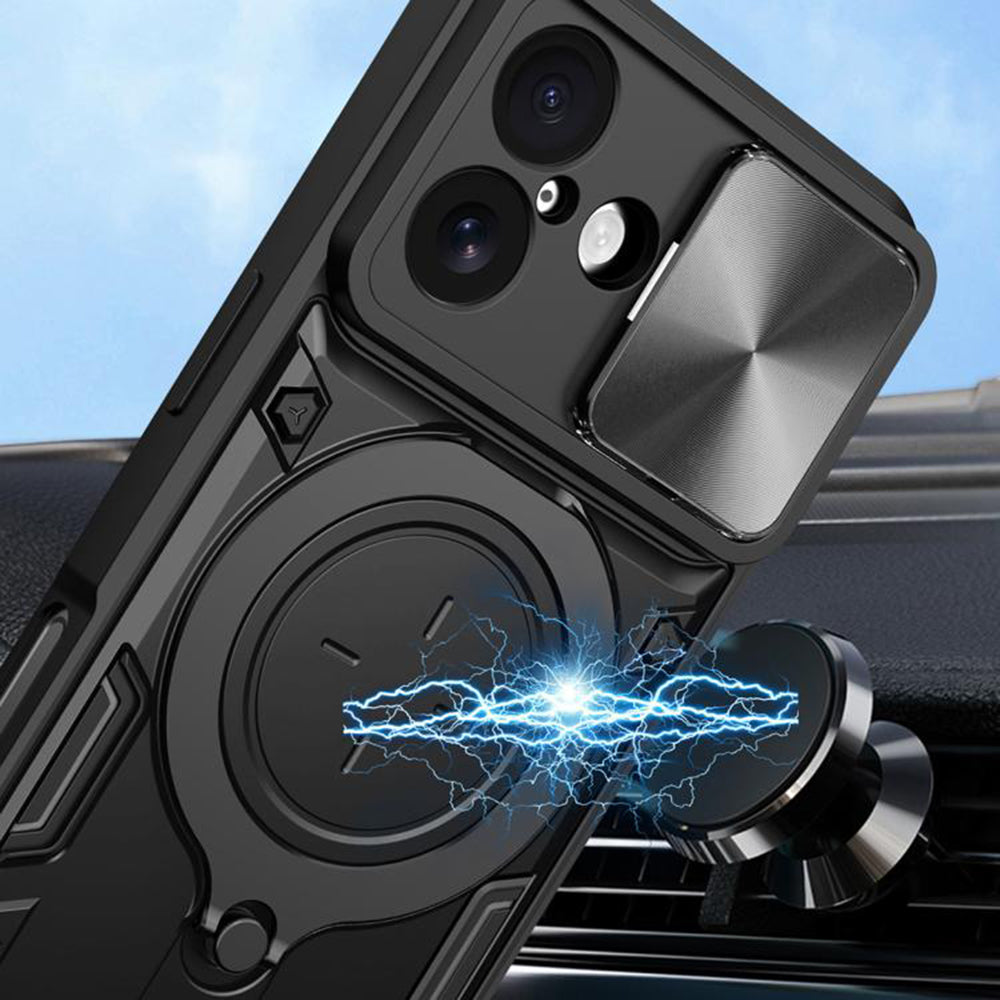 Hülle für Apple iPhone 17, Techsuit, CamGuard Pro, Schwarz
