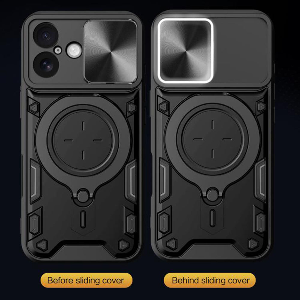 Hoes voor Apple iPhone 17, Techsuit, CamGuard Pro, Rood