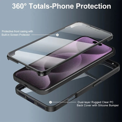 Étui pour Apple iPhone 17, Techsuit, ColorVerse 360, Bleu