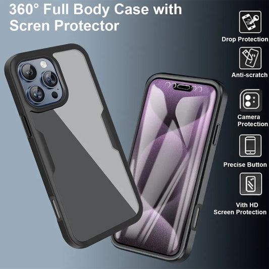 Hoes voor Apple iPhone 17, Techsuit, ColorVerse 360, Roze