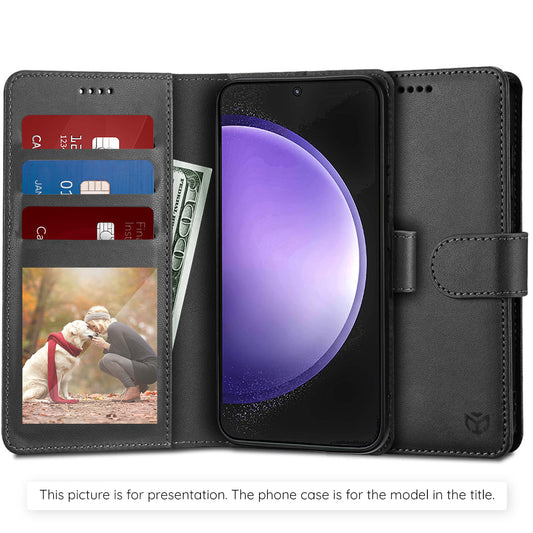 Hoes voor Apple iPhone 17, Techsuit, Diary Book, Zwart