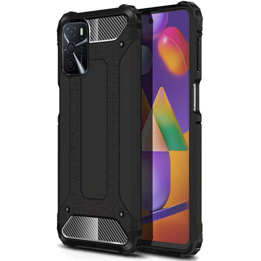 Hoes voor Apple iPhone 17, Techsuit, Hybrid Armor, Zwart