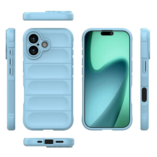 Hoes voor Apple iPhone 17, Techsuit, Magic Shield, Blauw