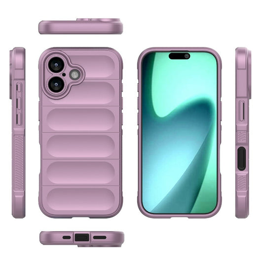 Hoes voor Apple iPhone 17, Techsuit, Magic Shield, Paars