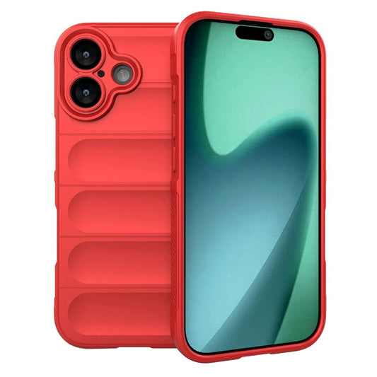 Hoes voor Apple iPhone 17, Techsuit, Magic Shield, Rood