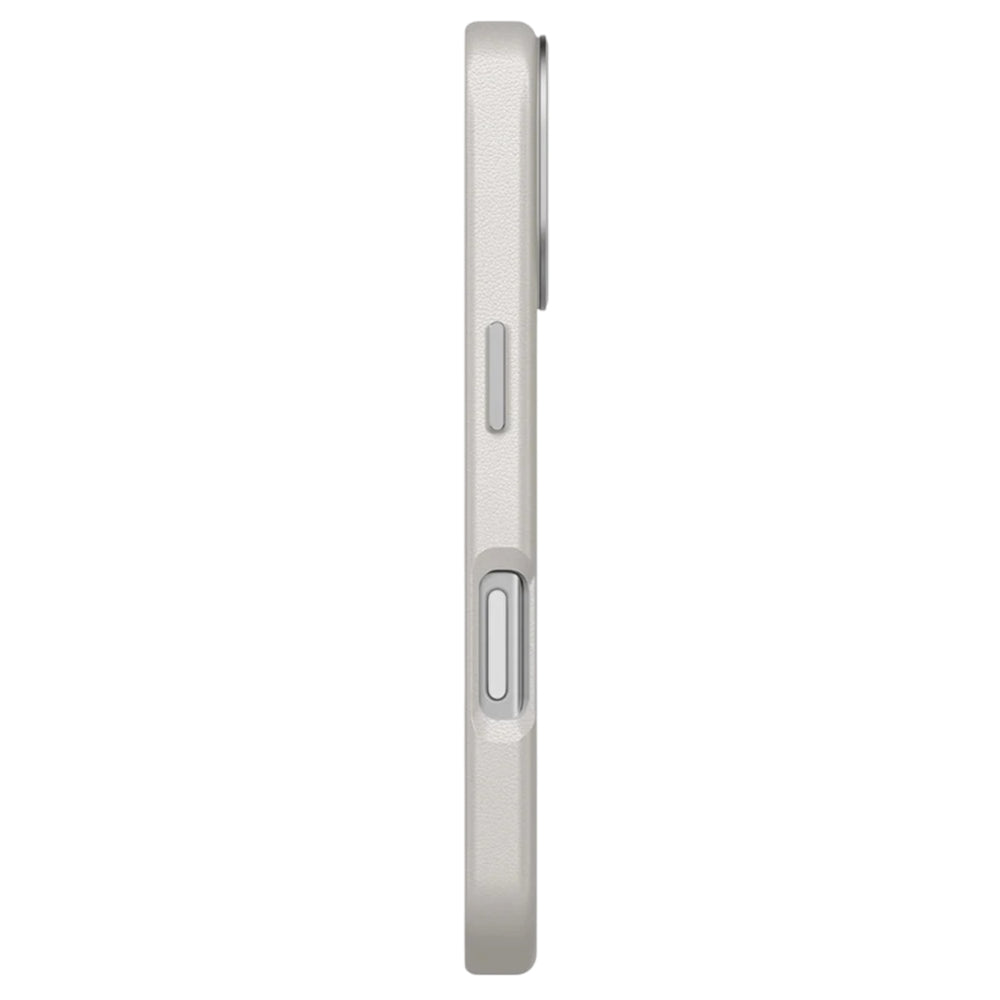 Hülle für Apple iPhone 17, UNIQ, Lyden Leatherette, Grau