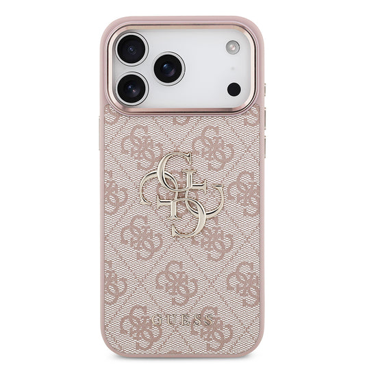 Hoes voor Apple iPhone 18 Pro / 17 Pro, Guess, 4G Big Classic Logo, Roze