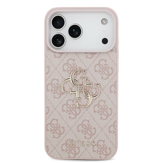 Hoes voor Apple iPhone 18 Pro / 17 Pro, Guess, 4G Big Logo, Roze