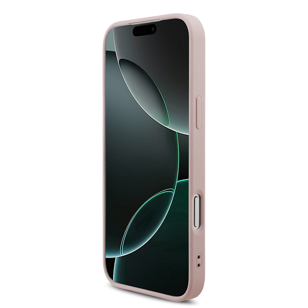Coque pour Apple iPhone 18 Pro / 17 Pro, Guess, 4G Big Logo, Rose