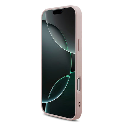 Coque pour Apple iPhone 18 Pro / 17 Pro, Guess, 4G Big Logo, Rose