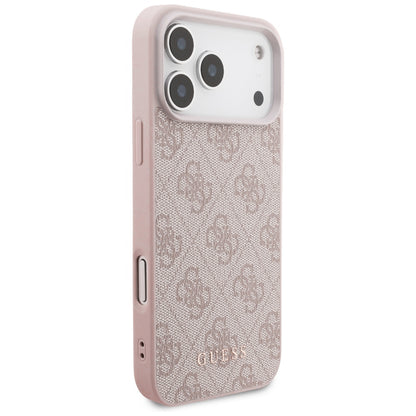 Hoes voor Apple iPhone 18 Pro / 17 Pro, Guess, 4G Classic Logo, Roze