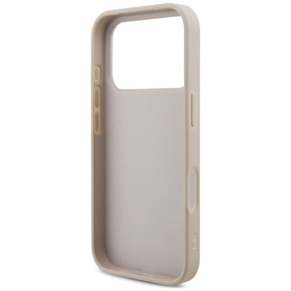 Hoes voor Apple iPhone 18 Pro / 17 Pro, Guess, 4G Classic Logo met Band, Roze