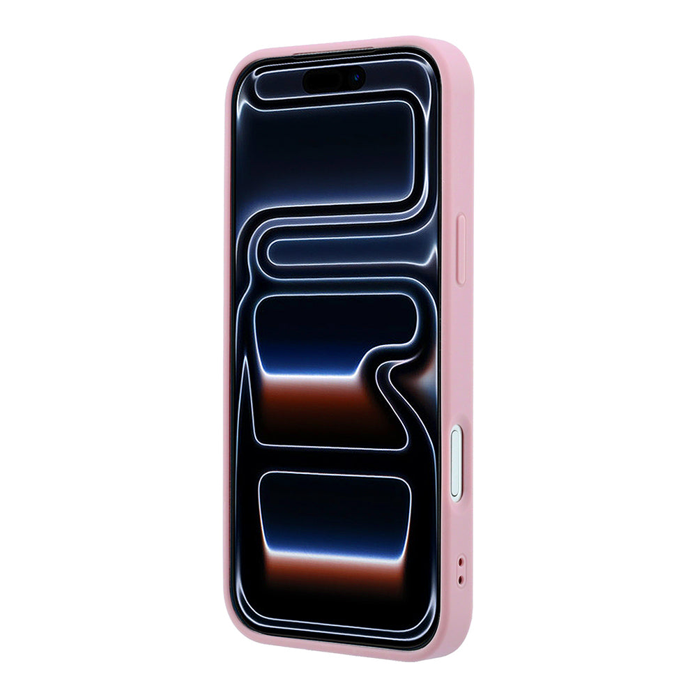 Hoes voor Apple iPhone 18 Pro / 17 Pro, Guess, Fixed Glitter Big 4G, Roze
