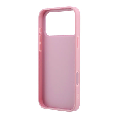 Hoes voor Apple iPhone 18 Pro / 17 Pro, Guess, Fixed Glitter Big 4G, Roze