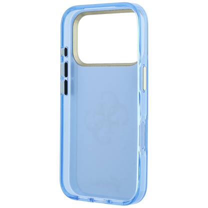 Hoesje voor Apple iPhone 18 Pro / 17 Pro, Guess, IML 4G Metal Script, Blauw
