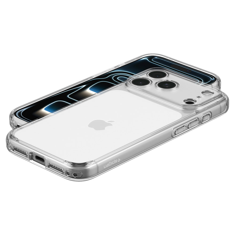 Coque pour Apple iPhone 18 Pro / 17 Pro, Spigen, Ultra Hybrid, Transparente ACS12153