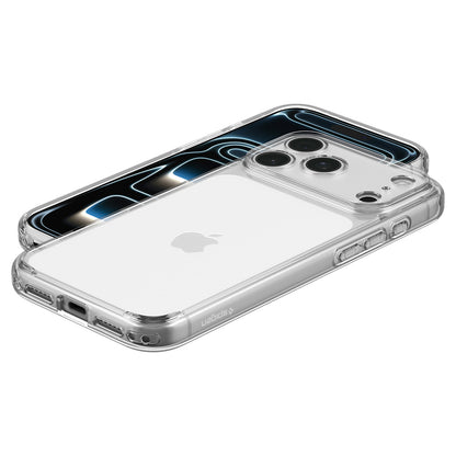 Coque pour Apple iPhone 18 Pro / 17 Pro, Spigen, Ultra Hybrid, Transparente ACS12153