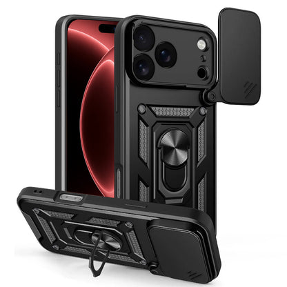 Coque pour Apple iPhone 18 Pro / 17 Pro, Techsuit, CamShield, Noire