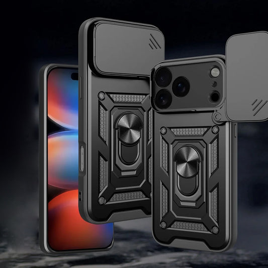 Coque pour Apple iPhone 18 Pro / 17 Pro, Techsuit, CamShield, Rose Doré