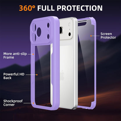 Coque pour Apple iPhone 18 Pro / 17 Pro, Techsuit, ColorVerse 360, Violet