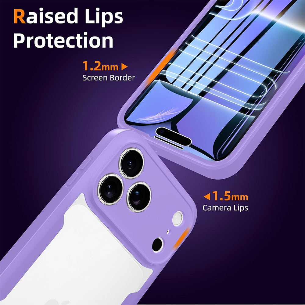 Coque pour Apple iPhone 18 Pro / 17 Pro, Techsuit, ColorVerse 360, Violet