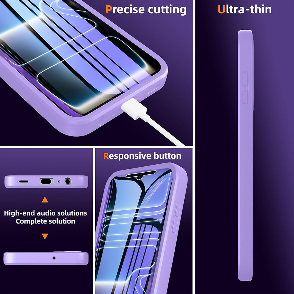 Coque pour Apple iPhone 18 Pro / 17 Pro, Techsuit, ColorVerse 360, Violet