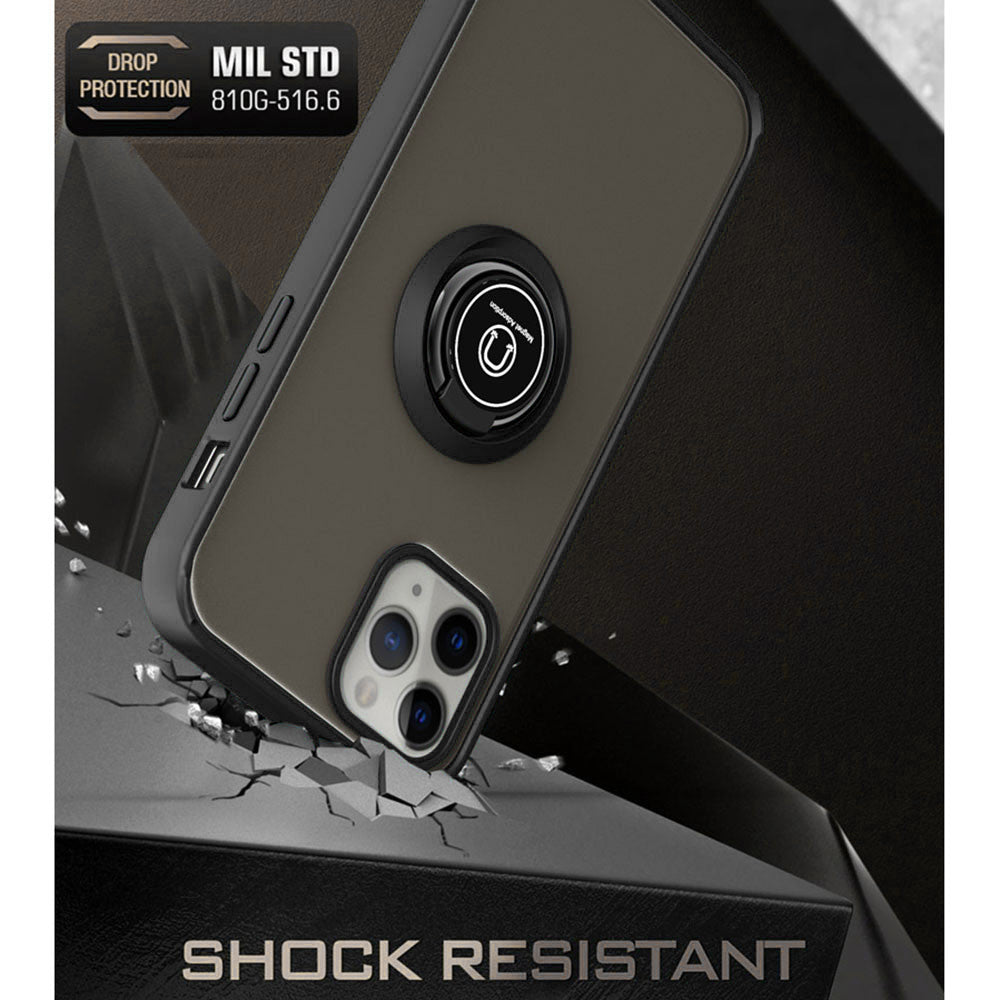 Hoesje voor Apple iPhone 18 Pro / 17 Pro, Techsuit, Glinth, Zwart