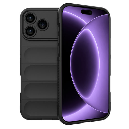 Hoesje voor Apple iPhone 18 Pro / 17 Pro, Techsuit, Magic Shield, Zwart