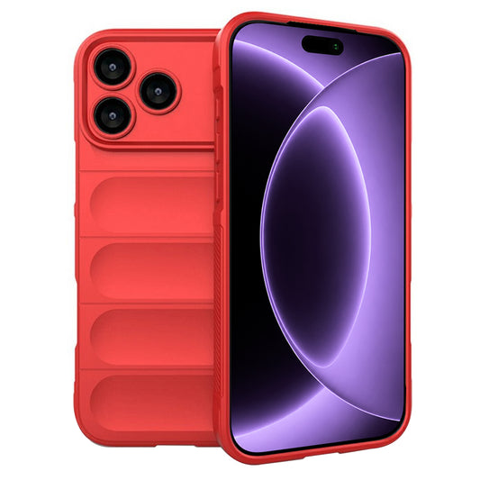 Hoesje voor Apple iPhone 18 Pro / 17 Pro, Techsuit, Magic Shield, Rood