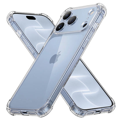 Hülle für Apple iPhone 18 Pro / 17 Pro, Techsuit, stoßfest klar, transparent