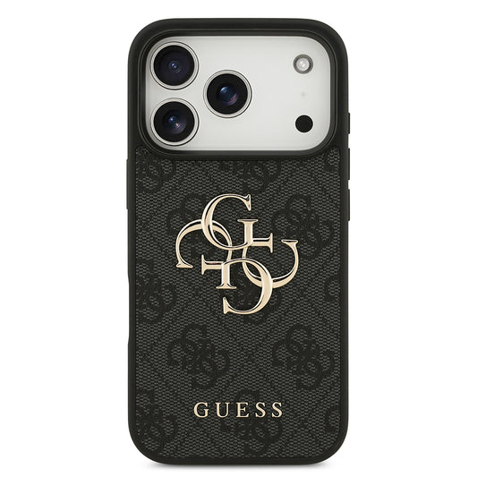 Hoes voor Apple iPhone 18 Pro Max / 17 Pro Max, Guess, 4G Big Logo, Zwart